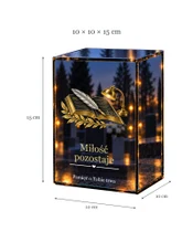 Znicz lustrzany LED – Nauczyciel — Dobro trwa - wymiary