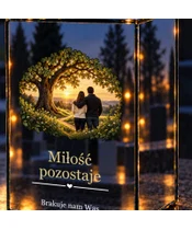Znicz lustrzany LED – Wspólne korzenie - zbliżenie