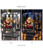 Znicz lustrzany LED – Święta Anna - dzień i noc