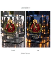 Znicz lustrzany LED – Święty Paweł - dzień i noc