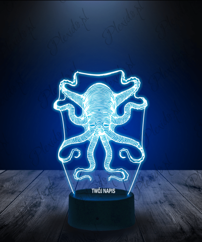 lampka_led_3d_plexido_ośmiornica_kraken