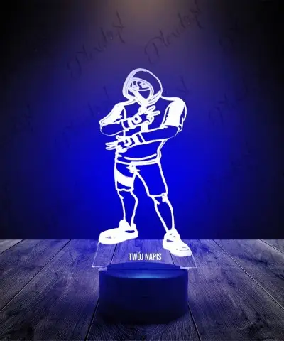 Lampka LED 3D Plexido Fortnite Ikonik