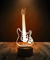 Lampka LED 3D Plexido Gitara