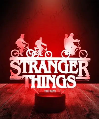 Lampka LED 3D Plexido Stranger Things