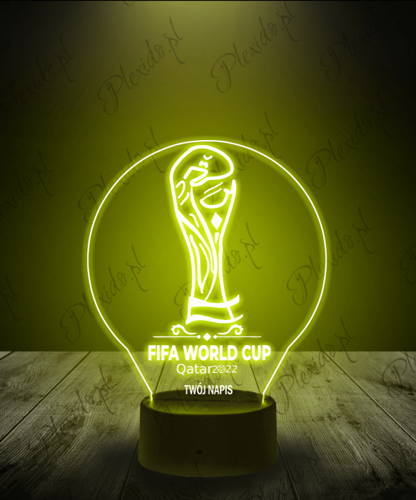 Lampka LED 3D Plexido Fifa World Cup Qatar 2022 - 2