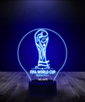 Lampka LED 3D Plexido Fifa World Cup Qatar 2022 - 3