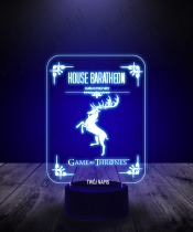 Lampka LED 3D Plexido Gra o Tron House Baratheon - 2