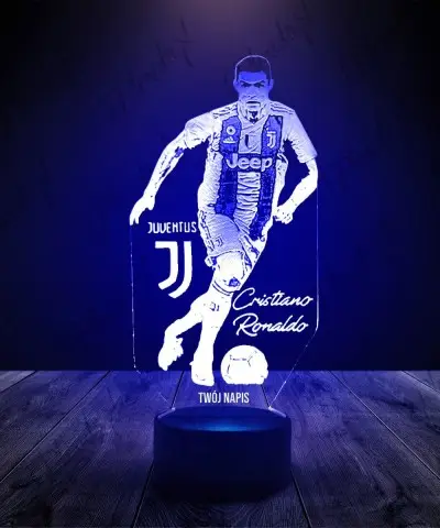 Lampka LED 3D Plexido Cristiano Ronaldo