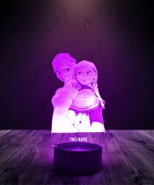 Lampka LED 3D Plexido Kraina Lodu Elsa