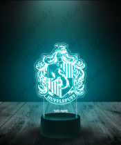 Lampka LED 3D Plexido Harry Potter Hogwart Hafflepuff - 3