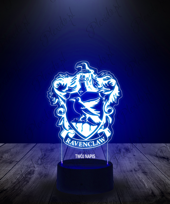 Lampka LED 3D Plexido Harry Potter Hogwart Ravenclaw - 2