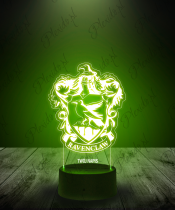 Lampka LED 3D Plexido Harry Potter Hogwart Ravenclaw - 3