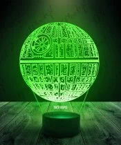 Lampka LED 3D Plexido Star Wars Gwiazda Śmierci