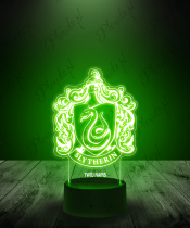 Lampka LED 3D Plexido Harry Potter Hogwart Slytherin - 2