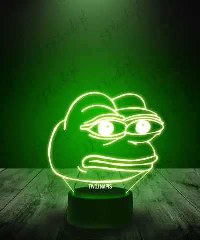 lampka_led_3d_plexido_żaba_pepe_mem