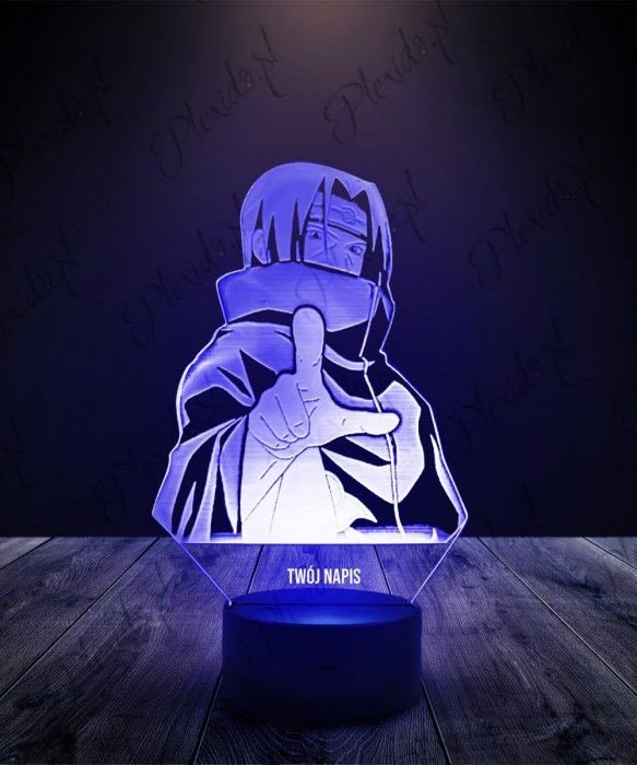 Lampka LED 3D Plexido Naruto Itachi