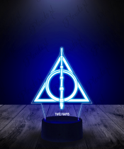 Lampka LED 3D Plexido Harry Potter Insygnia Śmierci Znak - 2