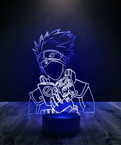 Lampka LED 3D Plexido Naruto Kakashi