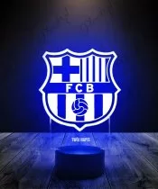 Lampka LED 3D Plexido FC Barcelona
