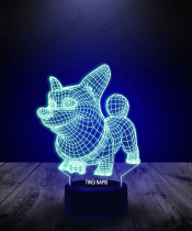 lampka_led_3d_plexido_piesek_corgi