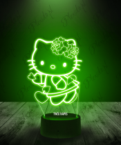 Lampka LED 3D Plexido Prezent na Walentynki Hello Kitty Serce - 2