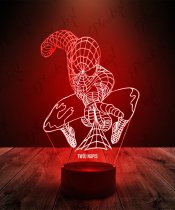Lampka LED 3D Plexido Spider-Man