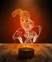 Lampka LED 3D Plexido Spider-Man