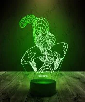 Lampka LED 3D Plexido Spider-Man