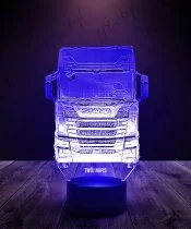 Lampka LED 3D Plexido Ciężarówka Scania