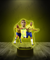 Lampka LED 3D Plexido z Nadrukiem Ronaldo Luis Nazario - 1