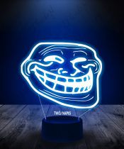 Lampka LED 3D Plexido Memy Mem Trollface - 3