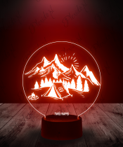 lampka_led_3d_plexido_namiot_w_górach