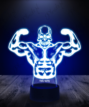 Lampka LED 3D Plexido Strongman Mięśnie - 2