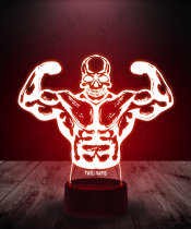 Lampka LED 3D Plexido Strongman Mięśnie - 3