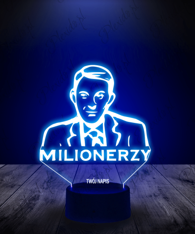 lampka_led_3d_plexido_milionerzy_prowadzący