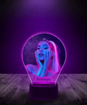 Lampka LED 3D Plexido z Nadrukiem Ariana Grande - 3