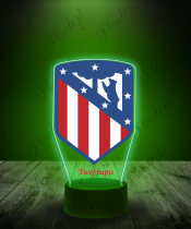 Lampka LED 3D Plexido z Nadrukiem Atletico Madryt - 1
