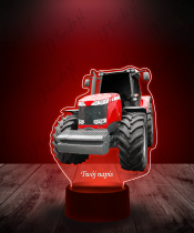 Lampka LED 3D Plexido z Nadrukiem Ciągnik Massey Ferguson - 1