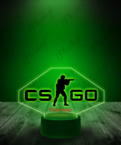 Lampka LED 3D Plexido z Nadrukiem CS GO Counter Strike - 2