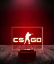 Lampka LED 3D Plexido Counter-Strike CS GO - 2