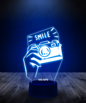 Lampka LED 3D Plexido Aparat Fotografia Smile - 1