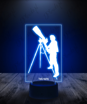 Lampka LED 3D Plexido Astronomia Teleskop - 3