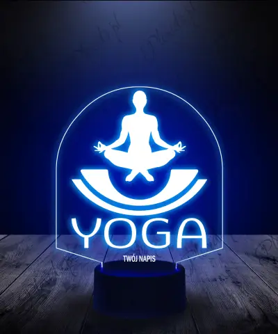 Lampka LED 3D Plexido Yoga -1