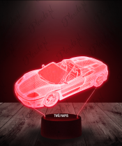 lampka_led_3d_plexido_samochód_porsche_cabrio