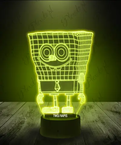 lampka_led_3d_plexido_spongebob_krawat