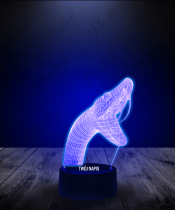 Lampka LED 3D Plexido Wąż Kobra - 1