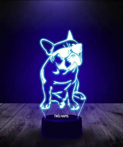 lampka_led_3d_plexido_buldog_w_okularach