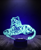 Lampka LED 3D Plexido Tygrys Księga Dżungli - 2