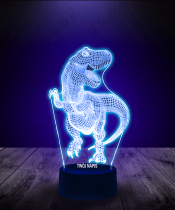 Lampka LED 3D Plexido Dinozaur T-REX - 1