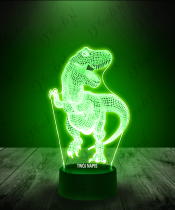 Lampka LED 3D Plexido Dinozaur T-REX - 3